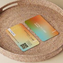 エステティシャンホログラフィモダンー勾配Qrコード