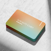 エステティシャンホログラフィモダンー勾配Qrコード ロイヤリティカード