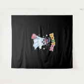 エステティシャンボトックスハロウィンエステティックナースプラスティ タペストリー (正面(横))