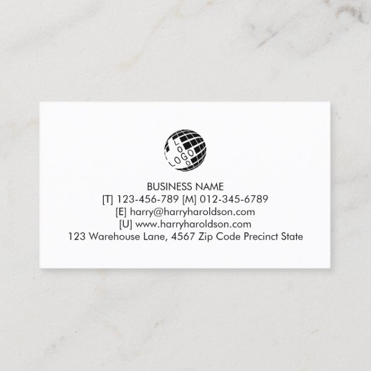 エステティシャンボーティシアンモノグラム美しい 名刺 (裏面)