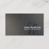 エステティシャンボーティシアンモノグラム美しい 名刺 (正面)