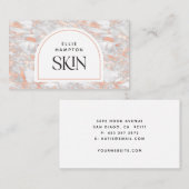 エステティシャンボーティシャンバラ金ゴールドマーブルアーチ 名刺 (正面/裏面)