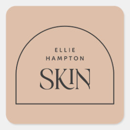 エステティシャンミニマル赤面アーチ美しい事業 スクエアシール