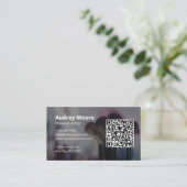 エステティシャンメイクアップアーティスト 名刺 (スタンド正面)