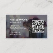 エステティシャンメイクアップアーティスト 名刺 (正面)