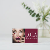 エステティシャンモダンサロン&スパメイクアップアーティスト 名刺 (スタンド正面)