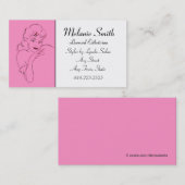 エステティシャンレトロスタイルサロン名刺 名刺 (正面/裏面)