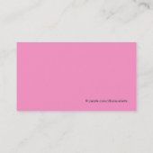 エステティシャンレトロスタイルサロン名刺 名刺 (裏面)