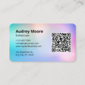 エステティシャンロゴテンプレート 名刺 (正面)