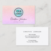 エステティシャンロゴデザイン 名刺 (正面/裏面)