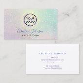 エステティシャンロゴ 名刺 (正面/裏面)