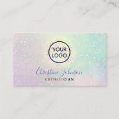 エステティシャンロゴ 名刺 (正面)