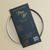 エステティシャン価格表メニュー黄金詳細Qrコード ラックカード