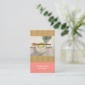 エステティシャン名刺 名刺 (スタンド正面)