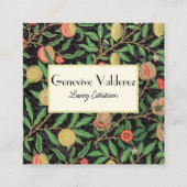 エステティシャン名刺、美容師、美容師 スクエア名刺 (正面)