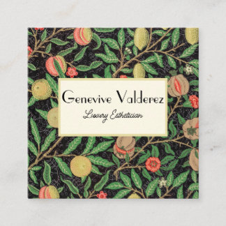 エステティシャン名刺、美容師、美容師 スクエア名刺