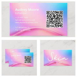 エステティシャン情報QRコード 名刺