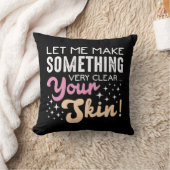 エステティシャン気にスキンメークアーティスト美容師 クッション (ブランケット)