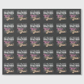 エステティシャン気にスキンメークアーティスト美容師 ラッピングペーパー (フラット)