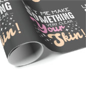 エステティシャン気にスキンメークアーティスト美容師 ラッピングペーパー (ロールコーナー)