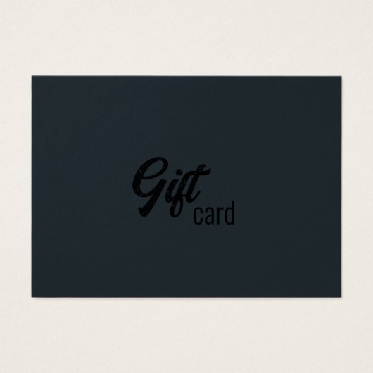 エステティシャン白黒グレーグレー証明書ギフト (正面)