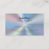 エステティシャン美しいホログラム 名刺 (裏面)