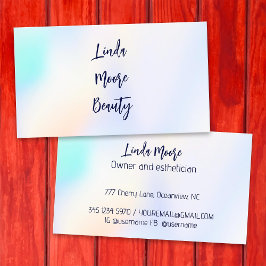 エステティシャン美しいホログラム 名刺