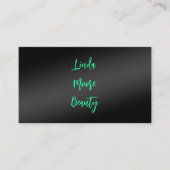 エステティシャン美しい コーリングカード (正面)