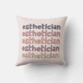 エステティシャン美容師ビューティシアンキュート クッション (裏面)