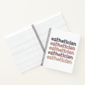 エステティシャン美容師ビューティシアンキュート ノートブック (内部)