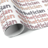 エステティシャン美容師ビューティシアンキュート ラッピングペーパー (ロールコーナー)