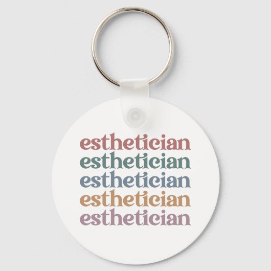 エステティシャン美容師ビューティシアンメイクアップアーティスト キーホルダー (正面)