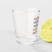 エステティシャン美容師ビューティシアンメイクアップアーティスト ショットグラス (左)