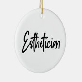 エステティシャン美容師ビューティシアンメイクアップアーティスト セラミックオーナメント (右)