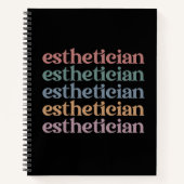 エステティシャン美容師ビューティシアンメイクアップアーティスト ノートブック (正面)