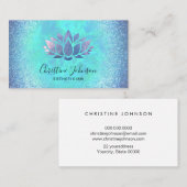 エステティシャン青蓮 名刺 (正面/裏面)