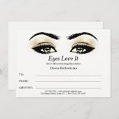 エステティシャン まつげ 美容 メイク 認定証 プレゼント (正面/裏面)