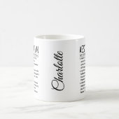 エステティシャン コーヒーマグカップ (中央)