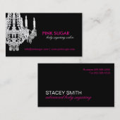 エステティシャン:: 名刺を砂糖で甘くしている体 名刺 (正面/裏面)