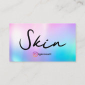 エステティシャン 名刺 (裏面)