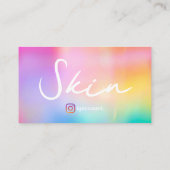 エステティシャン 名刺 (裏面)