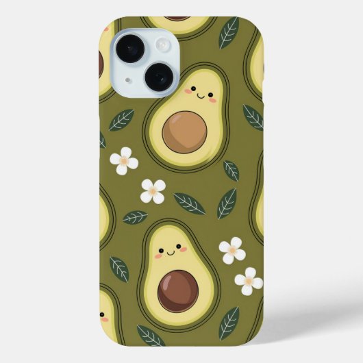 エステティックなアボカドケース Case-Mate iPhoneケース (裏面)