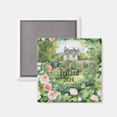 エステティックウォーターカラーアイルランドアイリッシュハウス マグネット (正面/裏面)