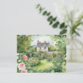 エステティックウォーターカラーSt patricks dayアイリッシュハウス シーズンポストカード (スタンド正面)