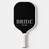 エステティックカントリークラブブライドへブラック&ホワイト ピックルボールラケット (裏面)