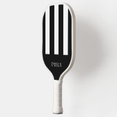エステティックカントリークラブブライドへブラック&ホワイト ピックルボールラケット (左)