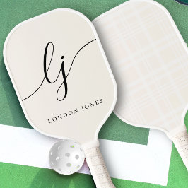 エステティックカントリーストライプクラブPLAIDモノグラム ピックルボールラケット