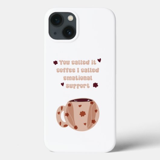 エステティックコーヒーiPhoneケース – Boho Coffee Lover Case-Mate iPhoneケース (裏面)