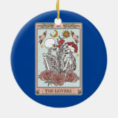 エステティックスケルトンザラバーズタロットカー読ド セラミックオーナメント (裏面)