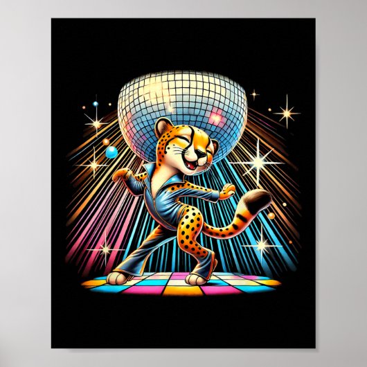 エステティックチータディスコ不気味ダンシングキッズ ポスター (正面)